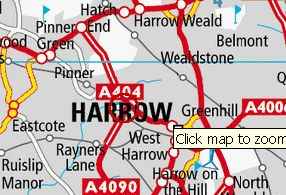 picture of Harrow map