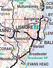 picture of Lismore map